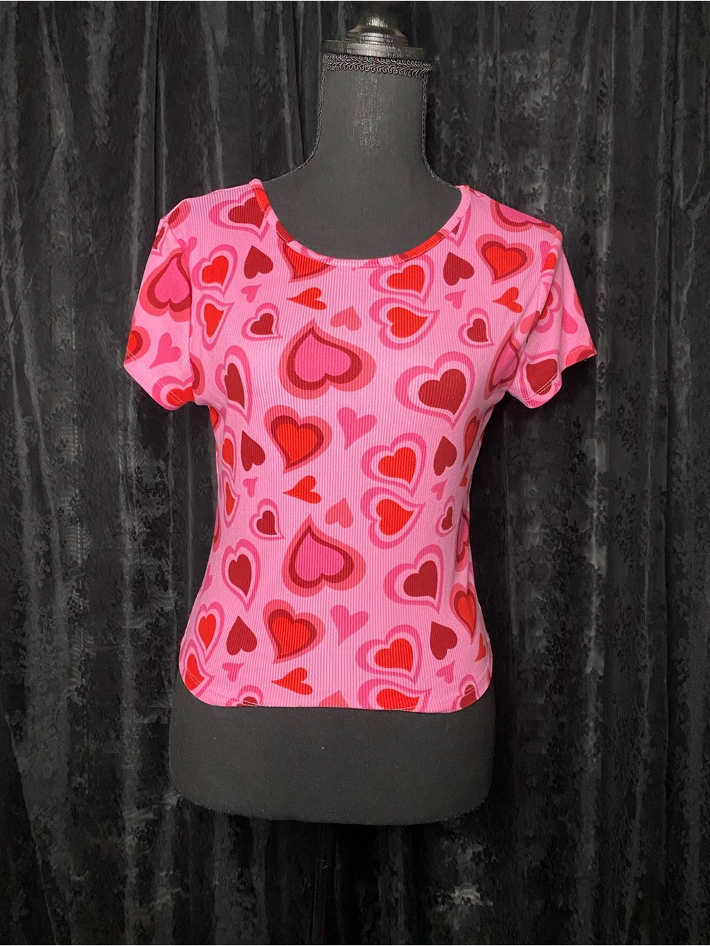 Y2K Preppy Indie Hippie Heart Tee